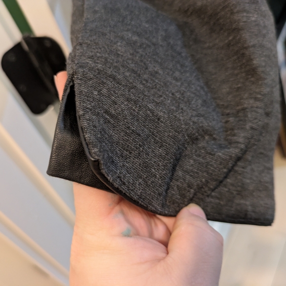 Susan Graver Charcoal Blazer with Black Trim - Picture 7 of 12